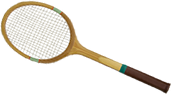 raqueta madera