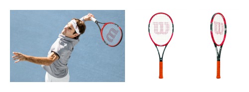 Roger Federer y Pro Staff de Wilson